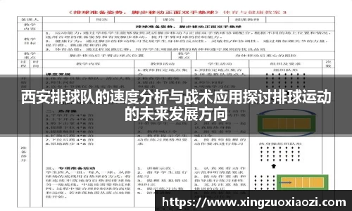 西安排球队的速度分析与战术应用探讨排球运动的未来发展方向